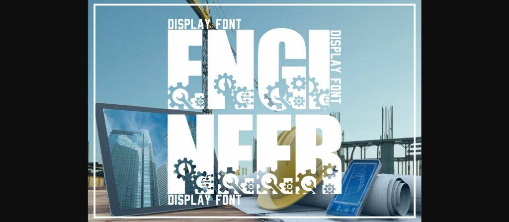 Engineer Font Poster 1