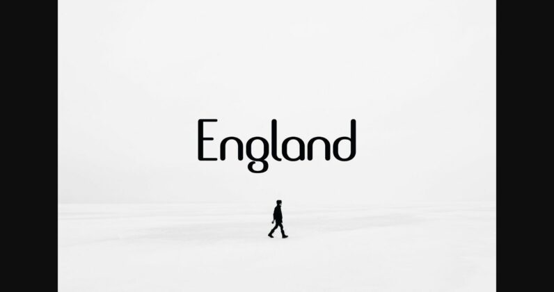 England Font Poster 3