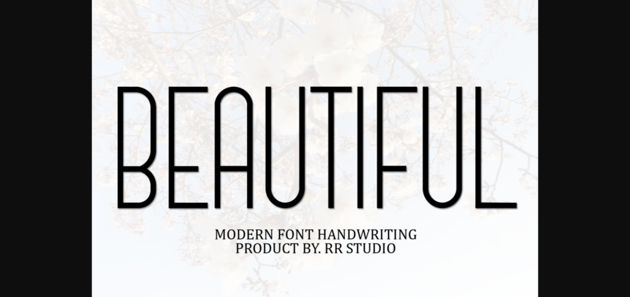 Entering Font Poster 5