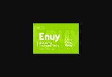 Enuy Font Poster 1