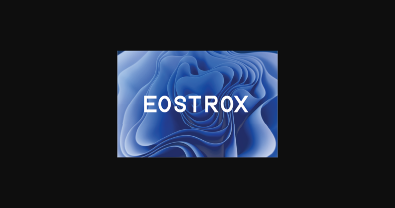 Eostrox Font Poster 1