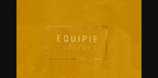 Equipie Font Poster 1