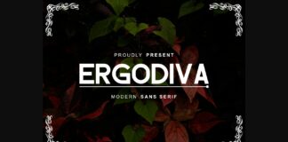 Ergodiva Font Poster 1