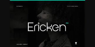 Ericken Font Poster 1