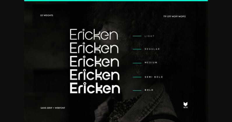 Ericken Font Poster 5