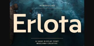 Erlota Font Poster 1