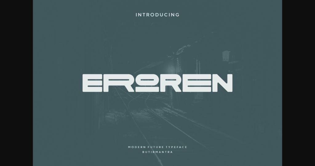 Eroren Font Poster 1