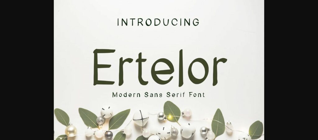 Ertelor Font Poster 3