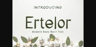 Ertelor Font Poster 1