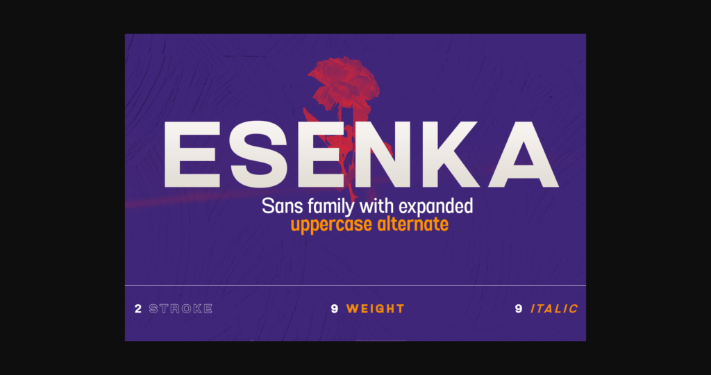 Esenka Font Poster 3