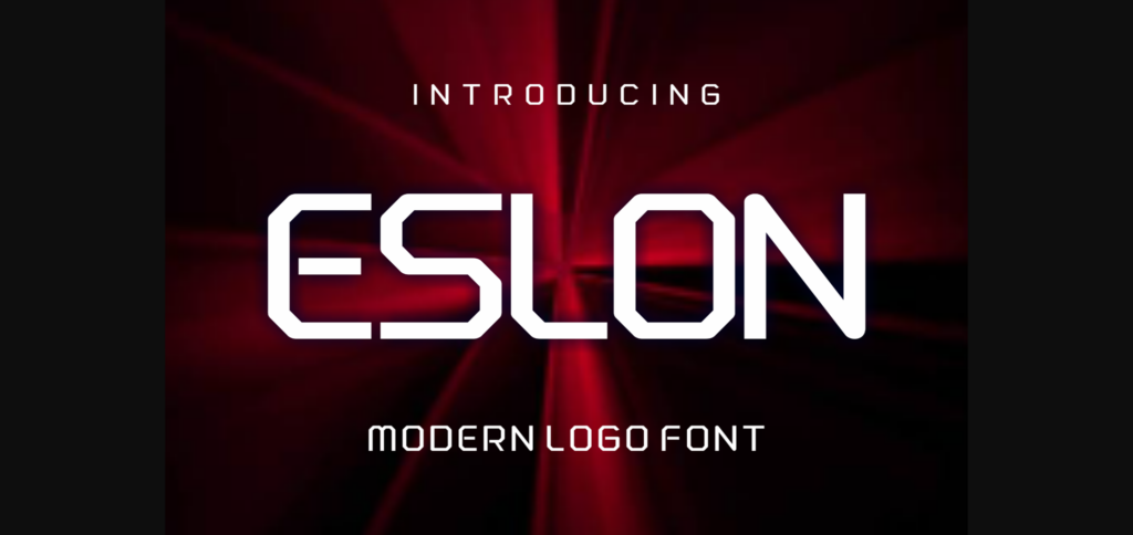 Eslon Font Poster 1