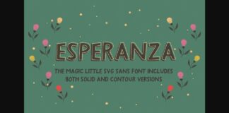 Esperanza Font Poster 1