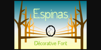 Espinas Font Poster 1