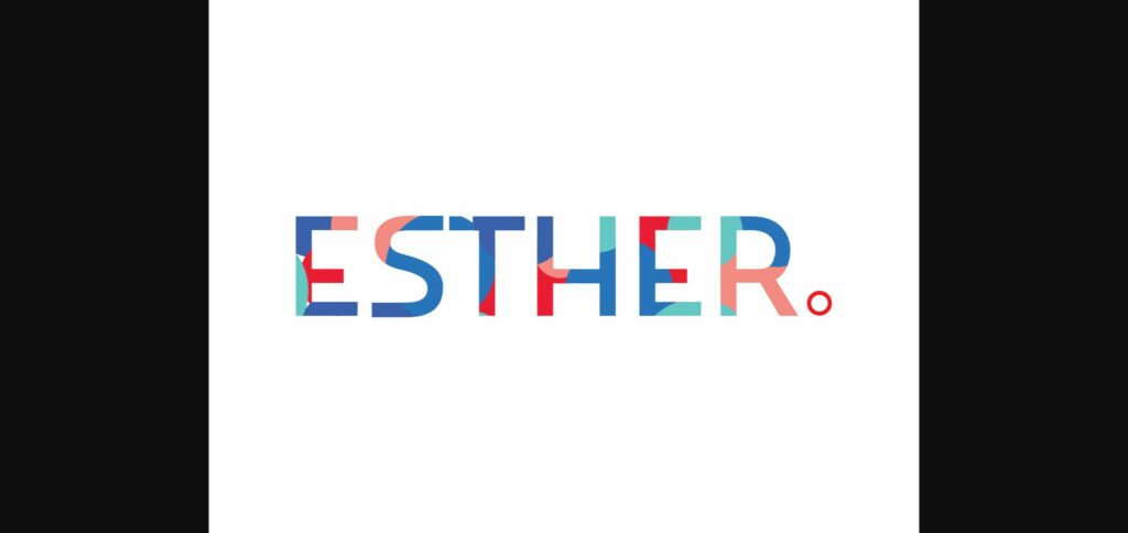 Esther Font Poster 3