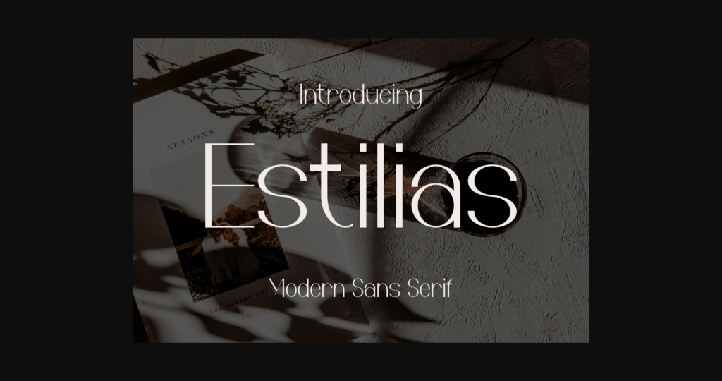 Estilias Font Poster 3