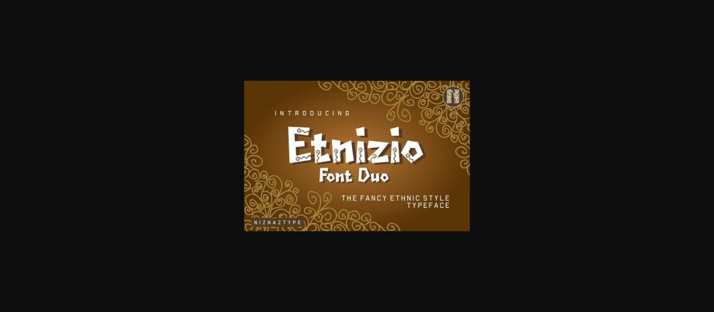 Etnizio Font Poster 3