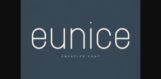 Eunice Font Poster 1