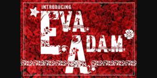 Eva and Adam Font Poster 1