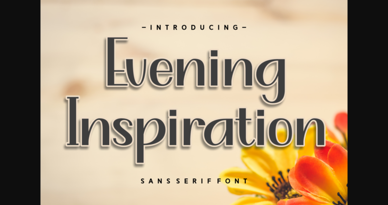 Evening Inspiration Font Poster 3