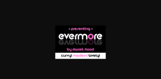 Evermore Font Poster 1