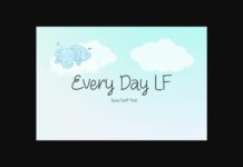 Every Day Lf Font Poster 1