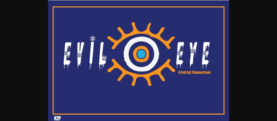 Evil Eye II Font Poster 1