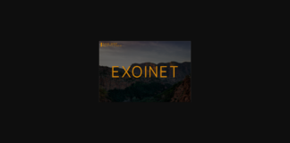 Exoinet Font Poster 1