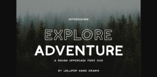 Explore Adventure Font Poster 1