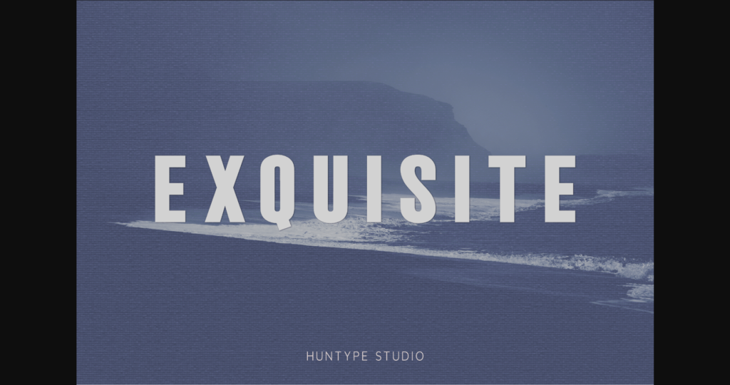 Exquisite Font Poster 1