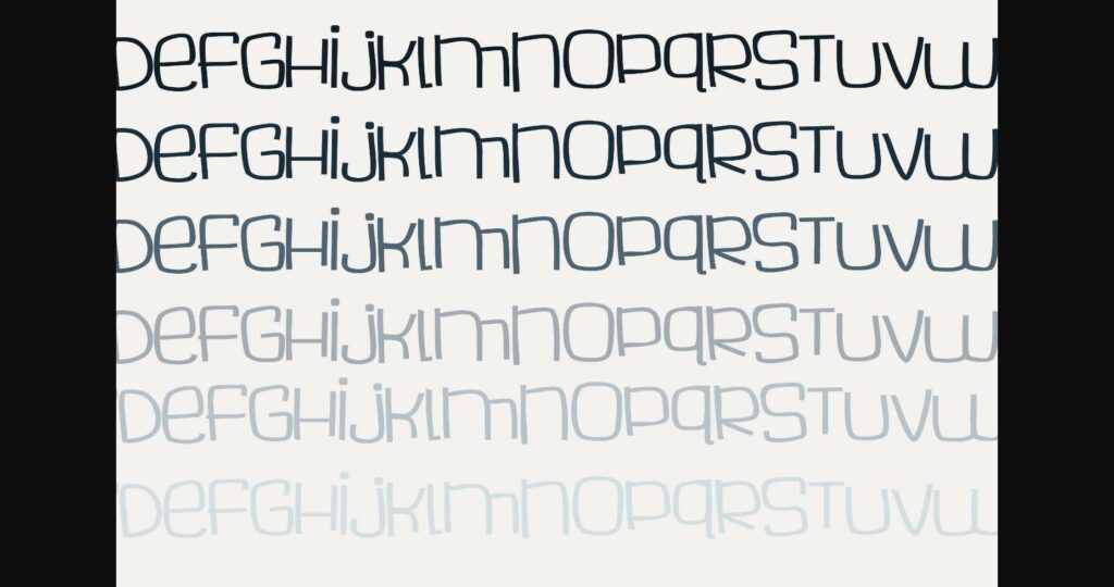 Extrapolate Font Poster 7