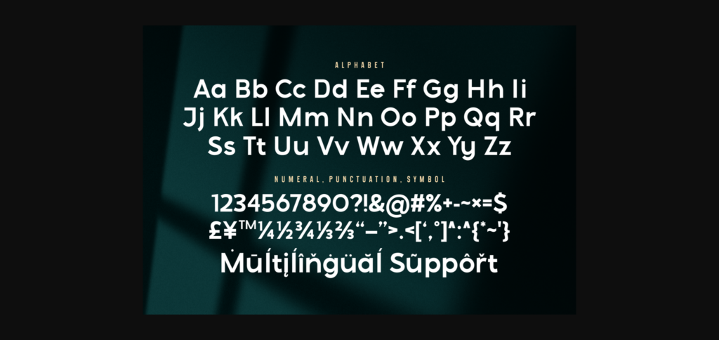 Ezekiela Font Poster 10