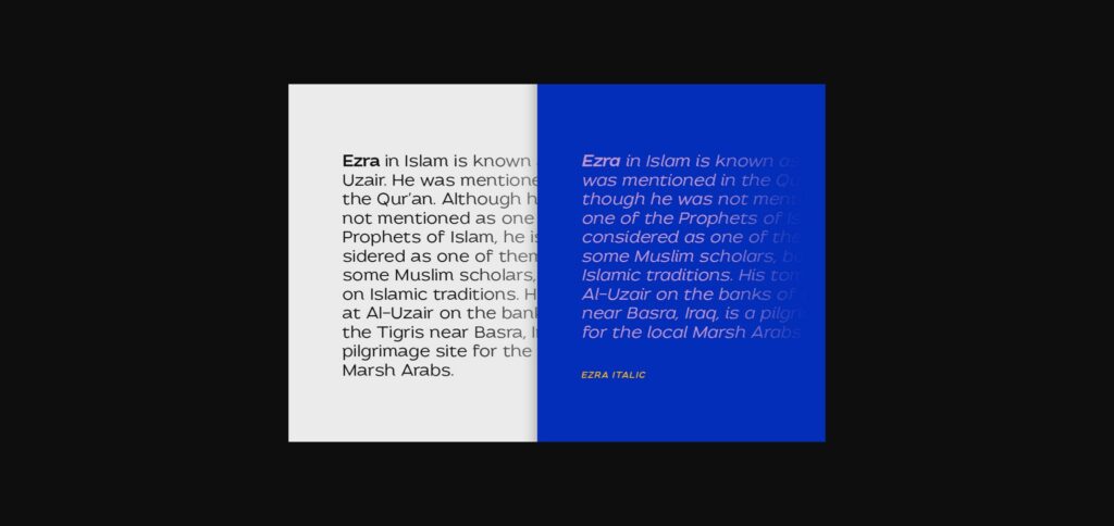 Ezra Font Poster 4