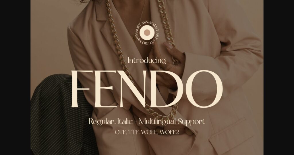 Fendo Font Poster 3