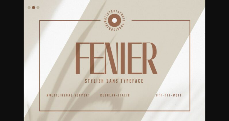 Fenier Font Poster 3