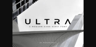 Ultra Font Poster 1