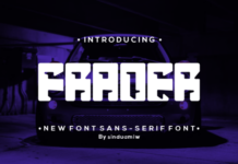 Frader Fonts