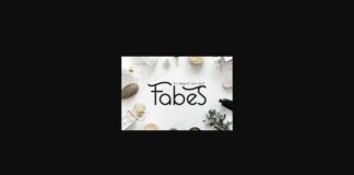 Fabes Font Poster 1