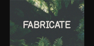 Fabricate Font Poster 1