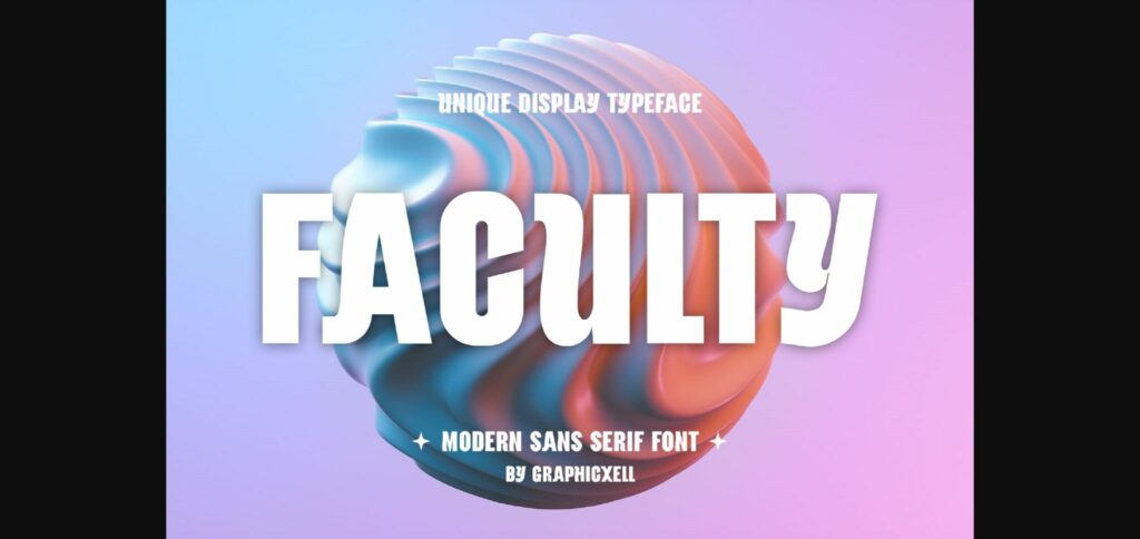 Faculty Font Poster 1