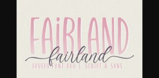 Fairland Duo Font Poster 1