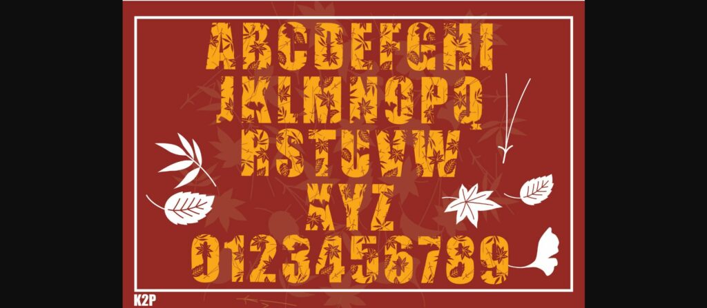 Fall Font Poster 6