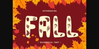 Fall Font Poster 1