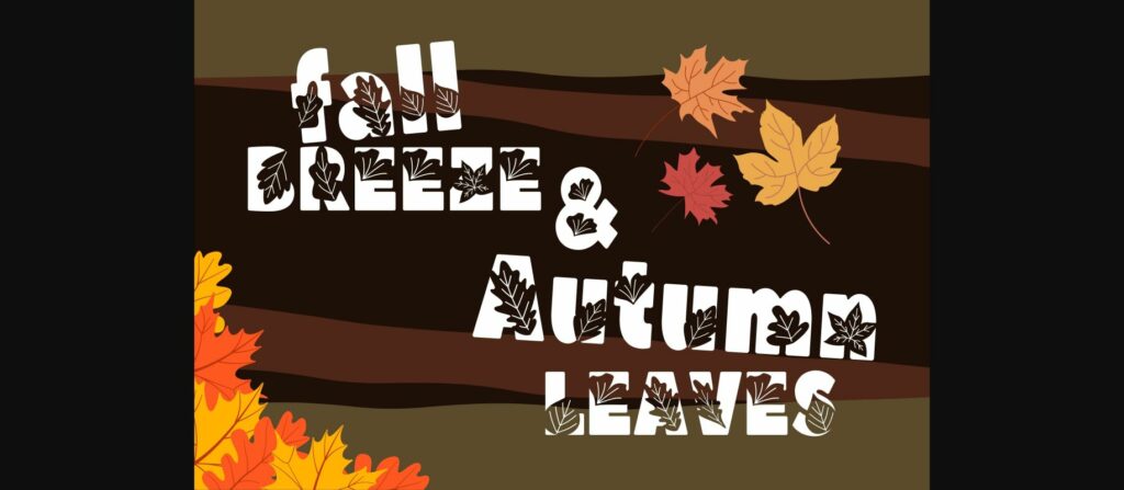 Fall Vibes Font Poster 4