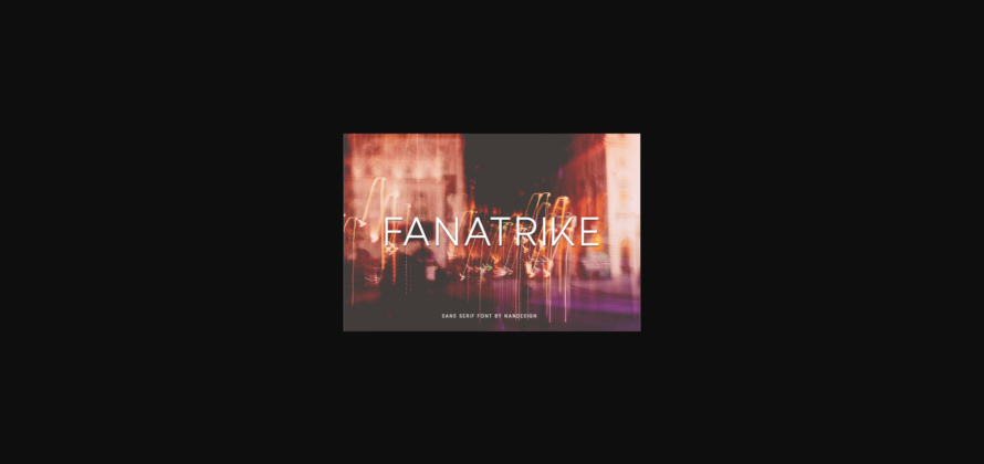 Fanatrike Font Poster 1