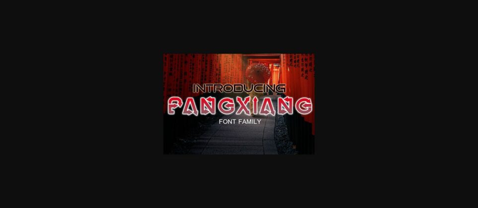 Fangxiang Font Poster 3