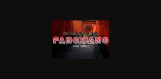 Fangxiang Font Poster 1