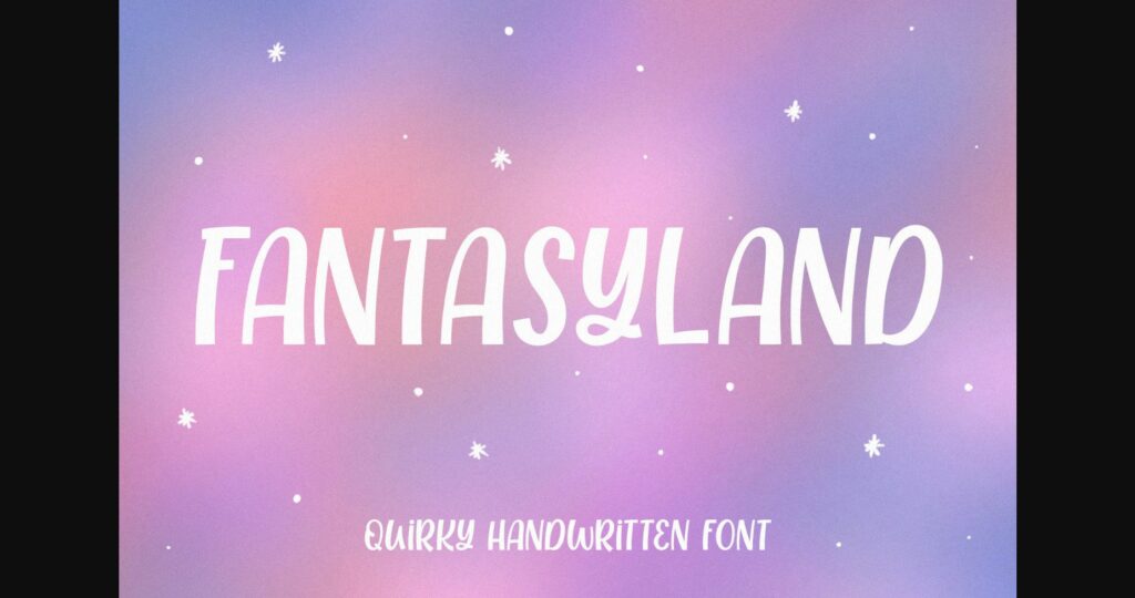 Fantasyland Font Poster 1