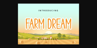 Farm Dream Font Poster 1