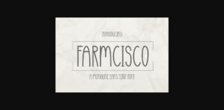 Farmcisco Font Poster 1