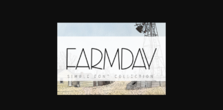 Farmday Font Poster 1